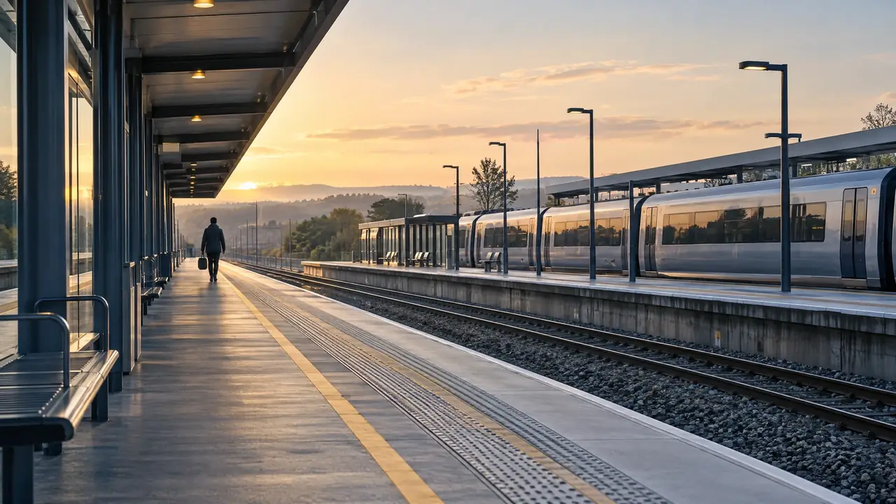 Travel scene illustrating Platform Compass